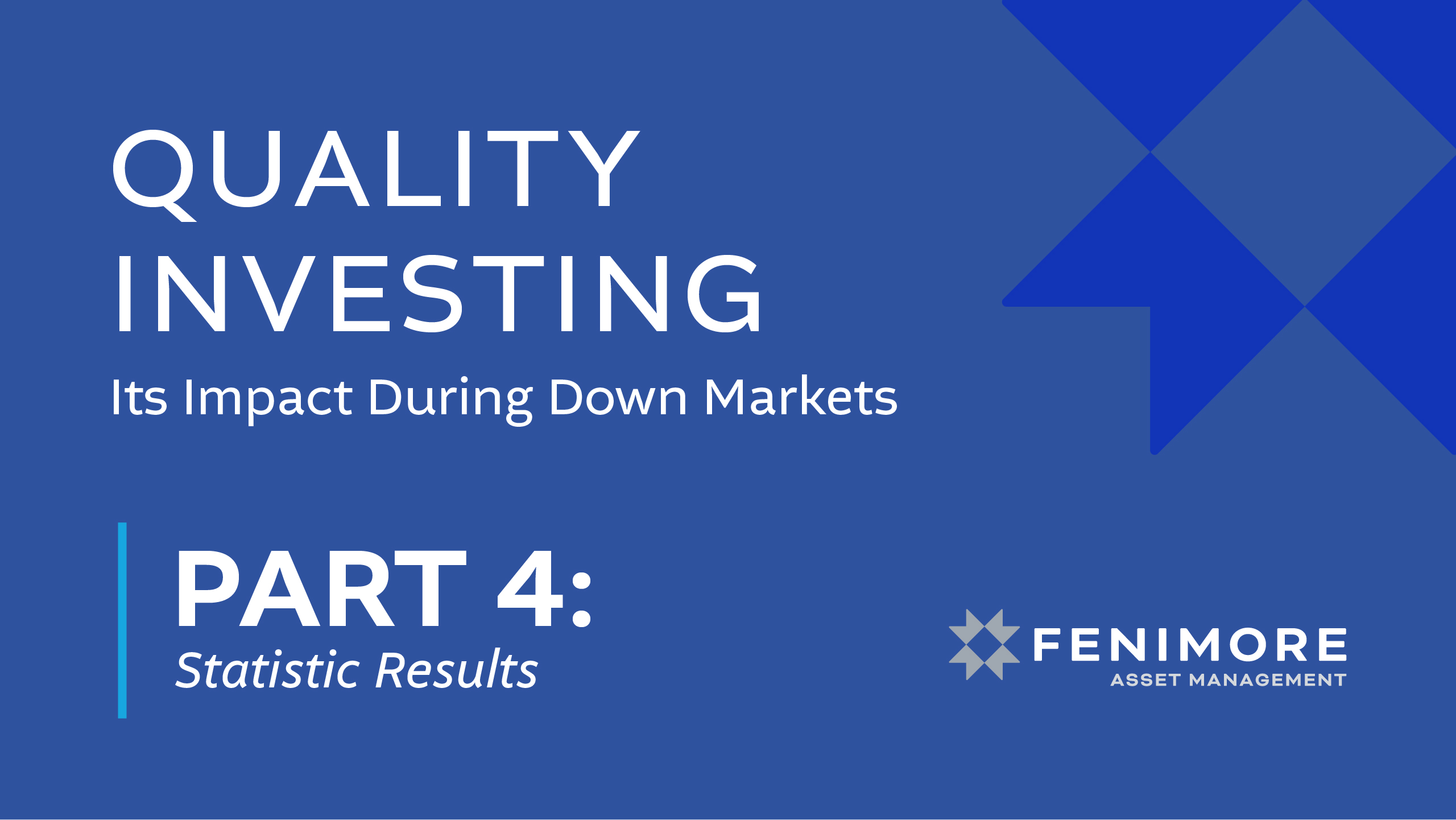 Quality Investing Part 4: Statistic Results